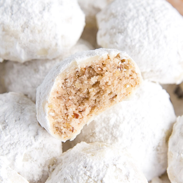 Biscuits de Mariage Mexicains (Cookies Boules de Neige)