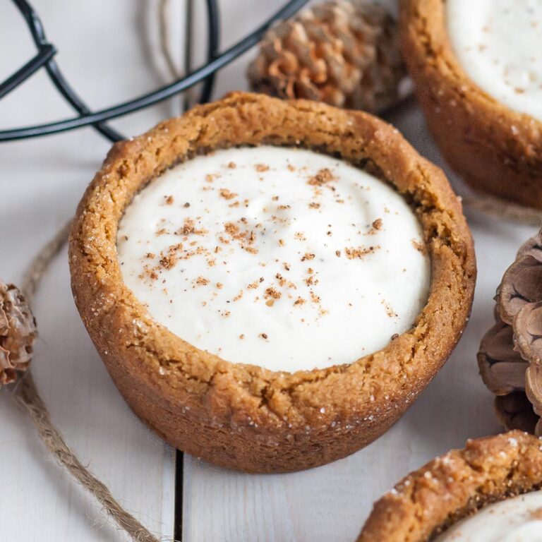 Cookies Cups au Cheesecake de Lait de Poule